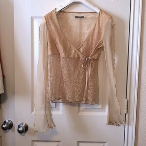 Vintage Silk and Lace Anna Huling Top